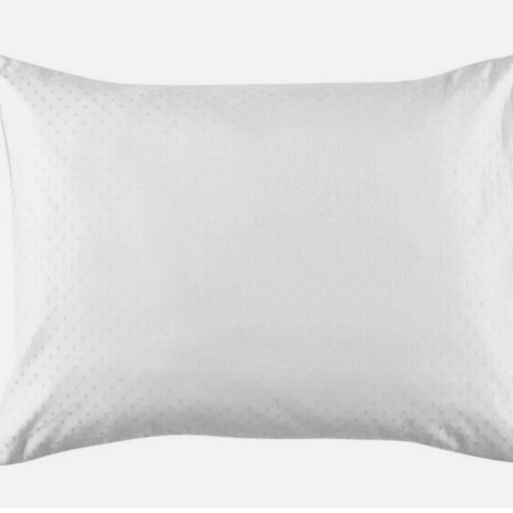 Sunham 625 Thread Count White 1 Standard Sham 100% Cotton Size 20" X 26"